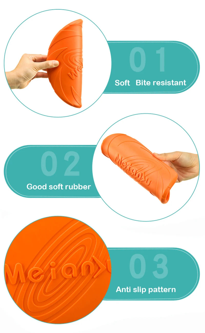 Siliconen Frisbee voor Honden