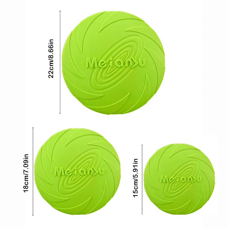 Siliconen Frisbee voor Honden