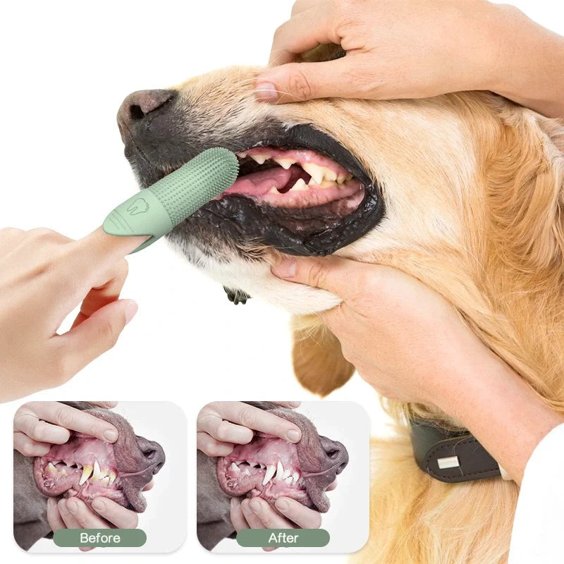 360° Vinger-Tandenborstel voor Honden